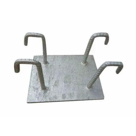 Embedded Steel Base Plates For Structural Installation